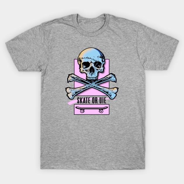 Jolly Roger - Skate or Die T-Shirt by Monkey Business Bank